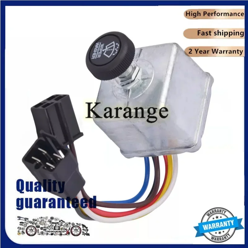New 75600-26 7560026 Wiper Switch with Knob Compatible with Peterbilt 220 378 379 387 6-Lead Knob Wiper Switch Control 577.75633