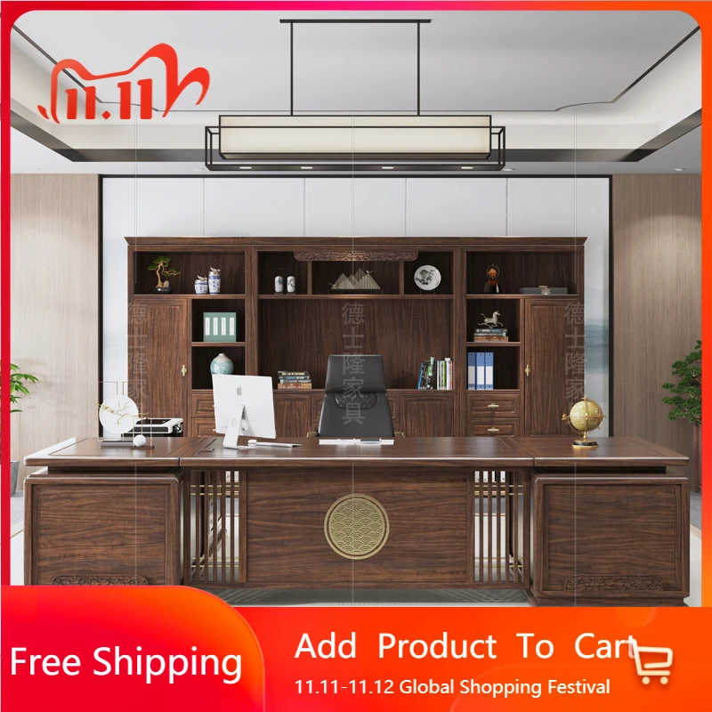 

Japanese Storage Office Desks Simplicity Reception Executive Study Office Desk Standing Modern Scrivania Entrance Hall Furniture