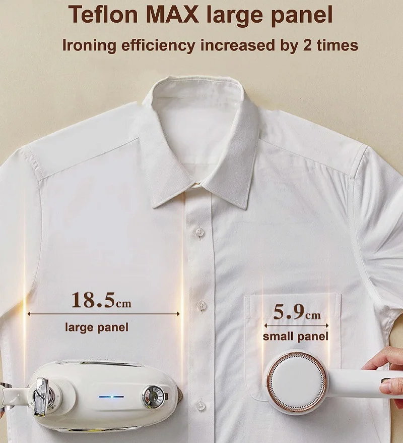 1000W Handheld Garment Steamer Portable Clothes Dry/Wet Electric Iron dormitory 2 Gear Adjust Fast Steaming Ironing Machine 220V
