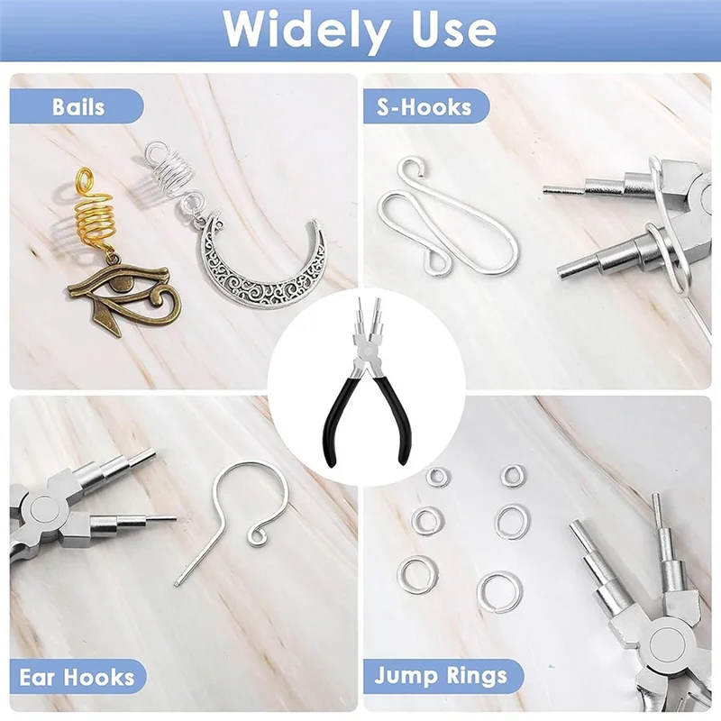 

AB46-Jewelry Coiling Board And Plier Wire Coiling And Wrapping Tool Jewelry Making Supplies Jewelry Wire Jig