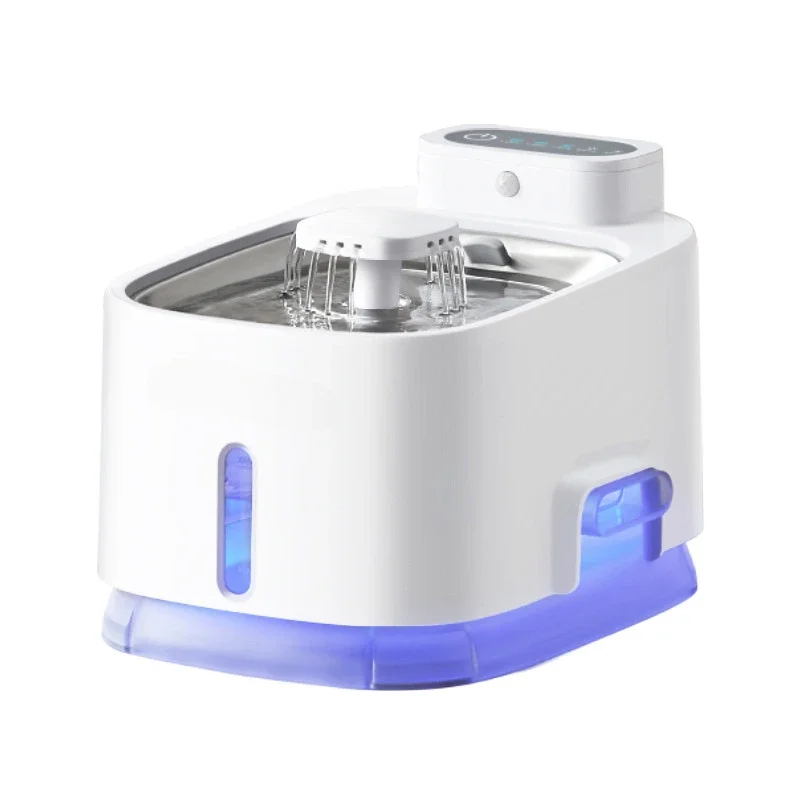 Suitable for pet water dispenser, smart pet water feeder, wireless automatic circulation filter, cat water activator