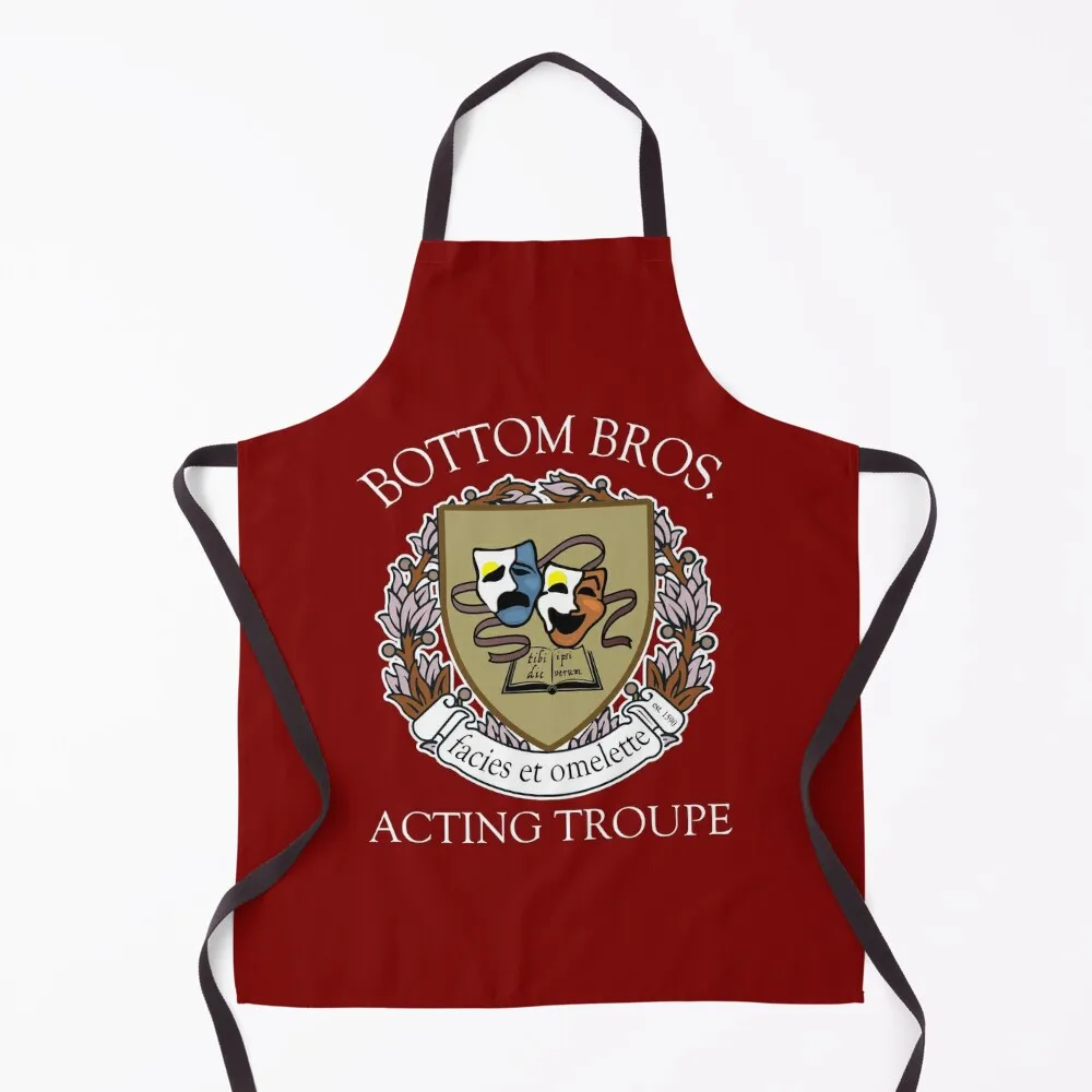 Nick and Nigel Bottom Something Rotten Acting Troupe Apron Women's Dress Hairdressing Hairdresser Accessories Kitchen Man Apron