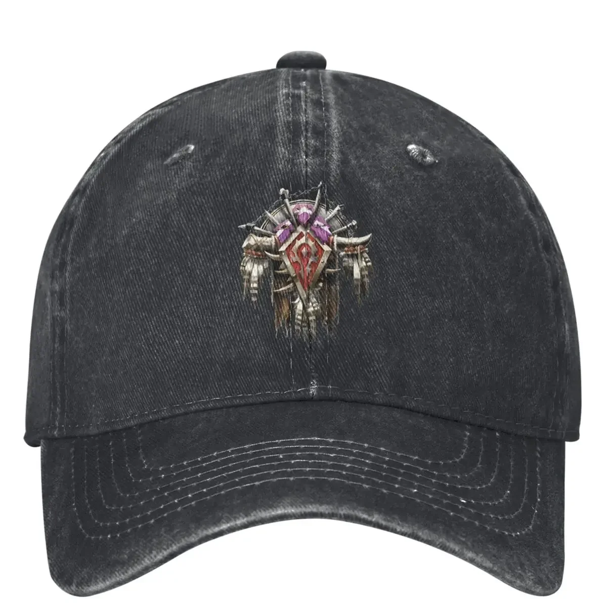 The People Of Ogrimmar Washed Baseball Cap WOW Game Casual Trucker Hat Summer Men Women Running Hippie Sun protection Caps