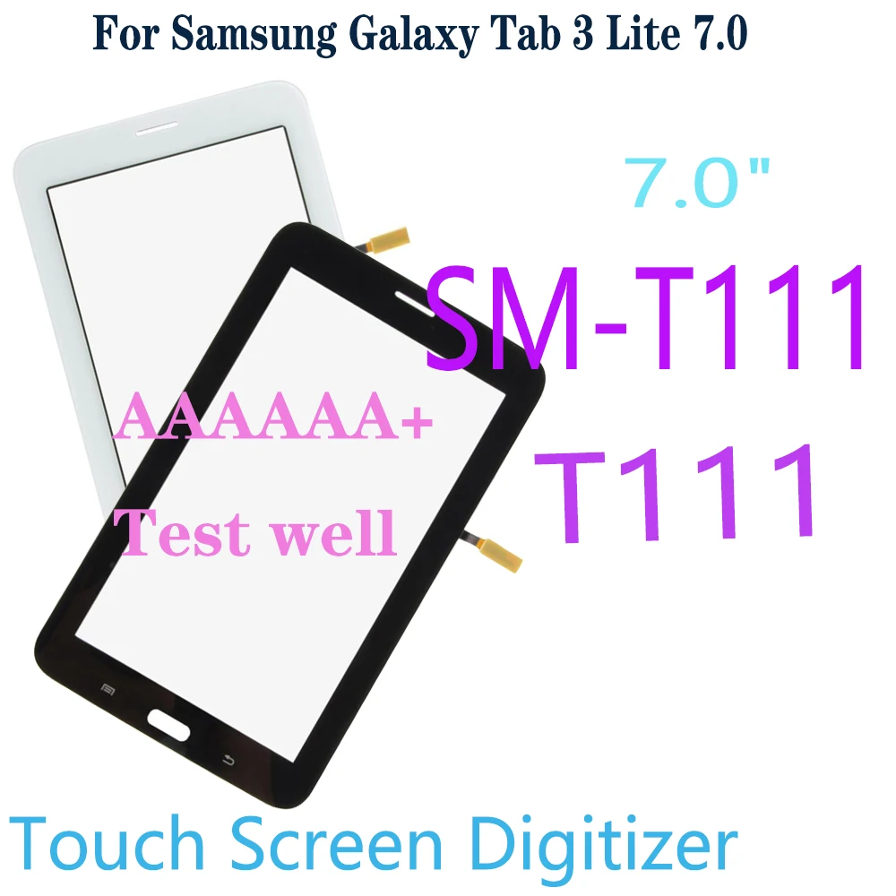 

7.0" For Samsung Galaxy Tab 3 Lite 7.0 SM-T111 T111 Touch Screen Digitizer Sensor Front Outer Glass Lens Panel Replacement