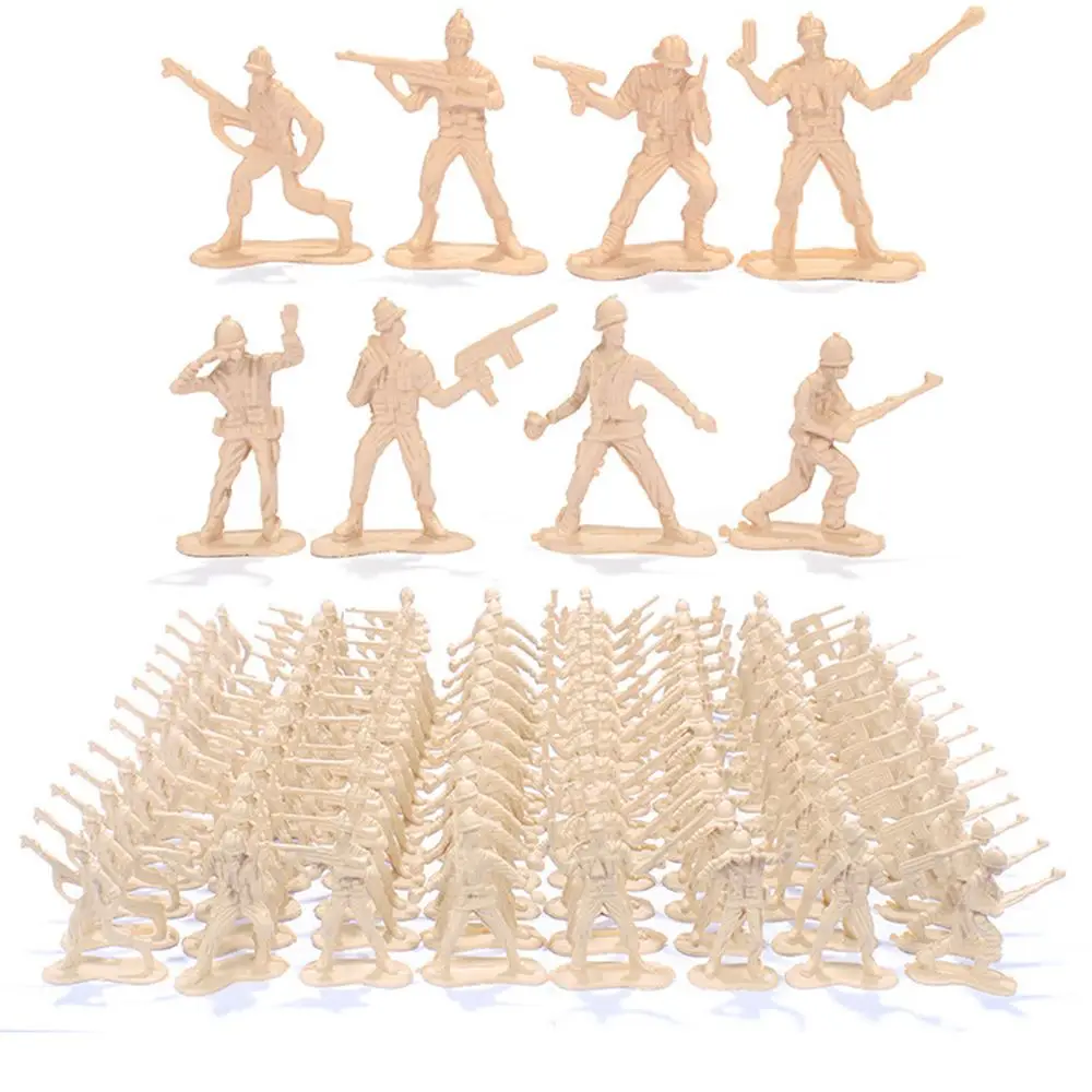 100pcs Action Figure Building Blocks Soldier Model Model Building Kits Mens Playsets Military Playset