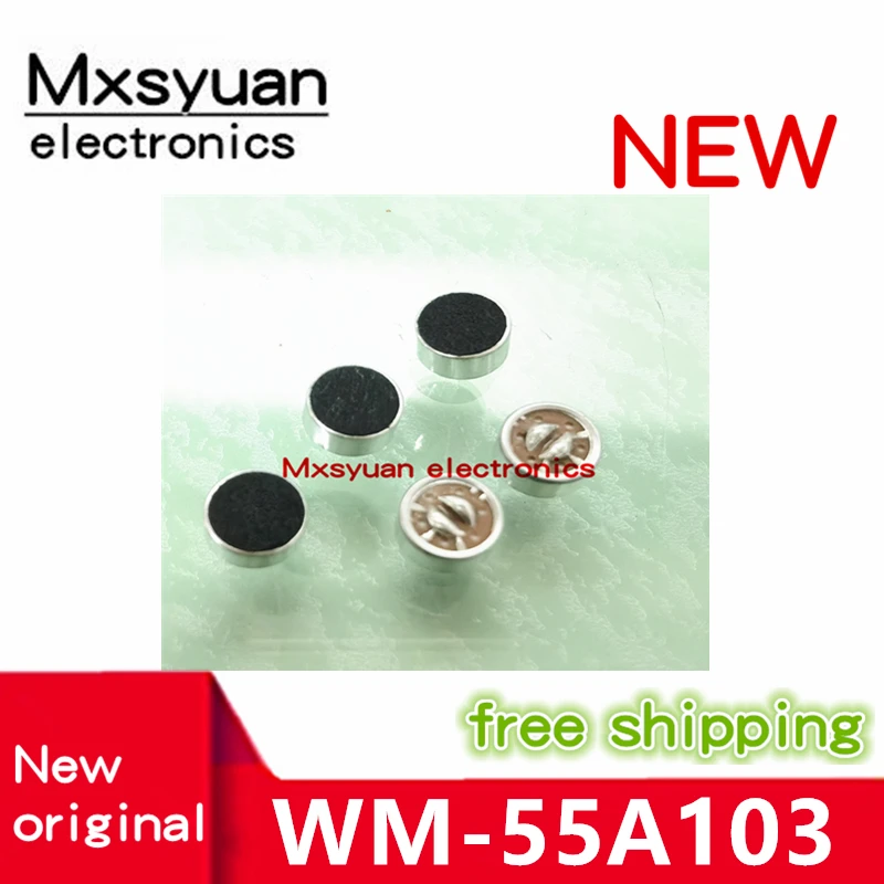 5 шт. ~ 100 шт./лот, 100% новый оригинальный микрофон WM55A103 WM-55A103 9750 9,7*5,0 мм