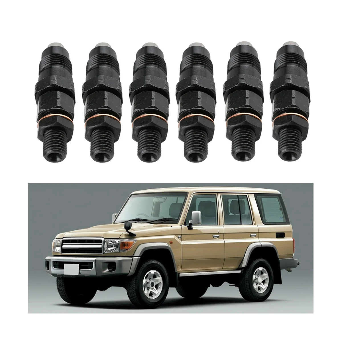 Форсунка топливного инжектора 23600-69055 для Toyota Land Cruiser 80 4164Cc 23600 л Town Ace 1 Гц 2C 2CT HZJ81 CR30 69055