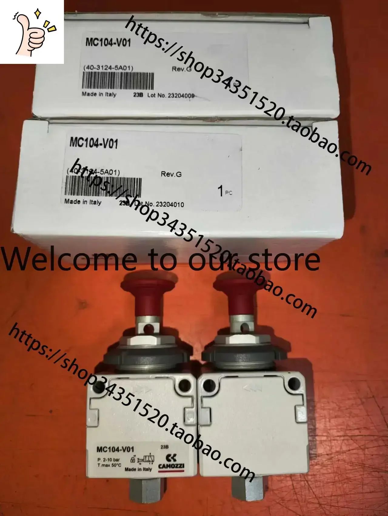 2026.4 Customized Kangmaosheng CAMOZZI MC104-V01 Hand Controlled Lockable Isolation Three-way Valve Kangmaosheng M238-V01