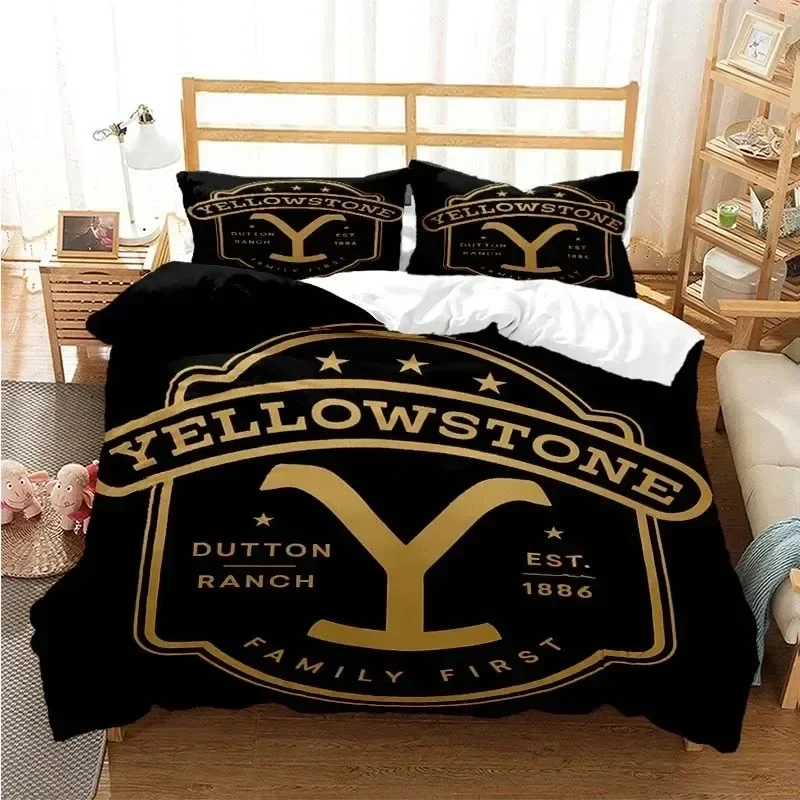 

Yellowstone Fashion 3D NEW Duvet Cover Pillowcase Bedding Set Adult Boy Girl Bedroom Decoration Children Single Double Large