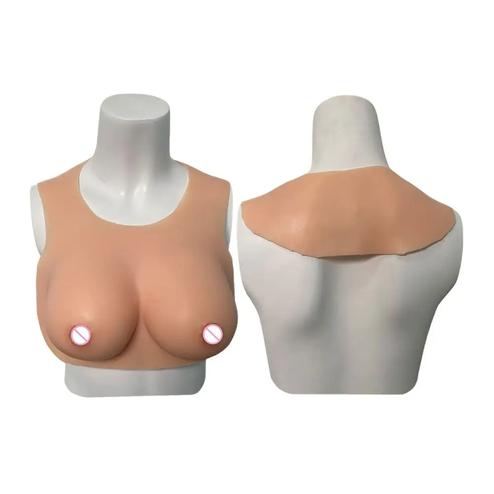 

Huge Fake Boobs Bodysuit Realistic Silicone Breast Forms Enhancement Chest With Tits Tetas For Crossdresser Transgender Shemale