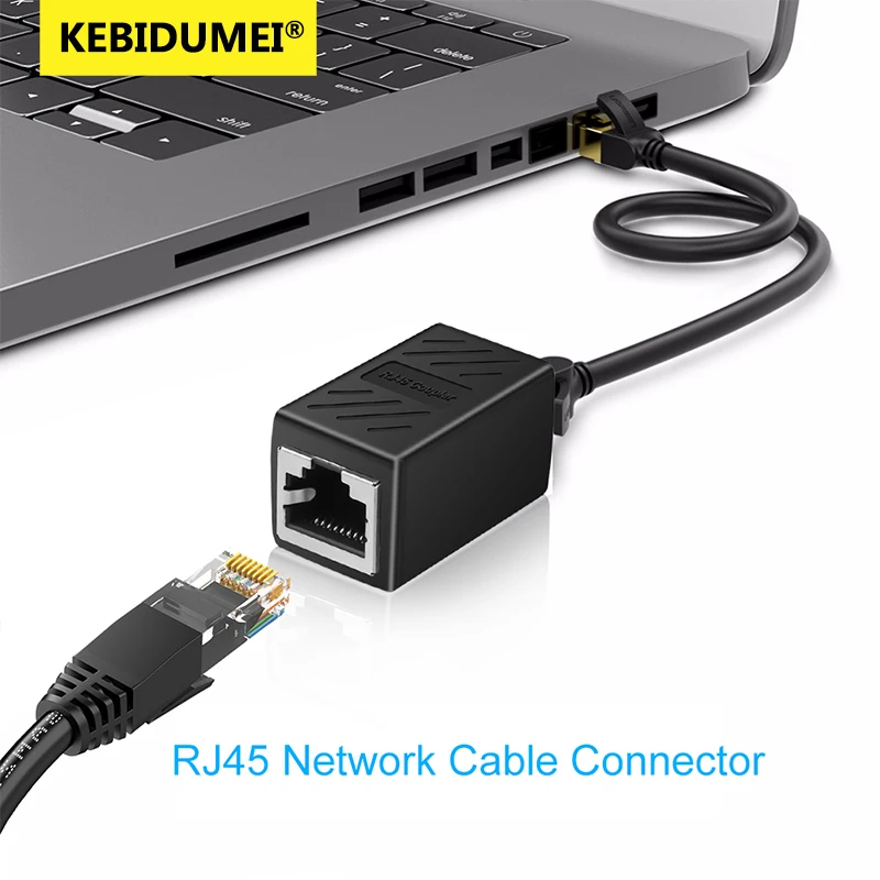 RJ45 Cat 5 Cat 6 Cat6a Coupler Extender Connector Ethernet Coupler Female To Female PC Hardware Adapters Ethernet Cable Extender