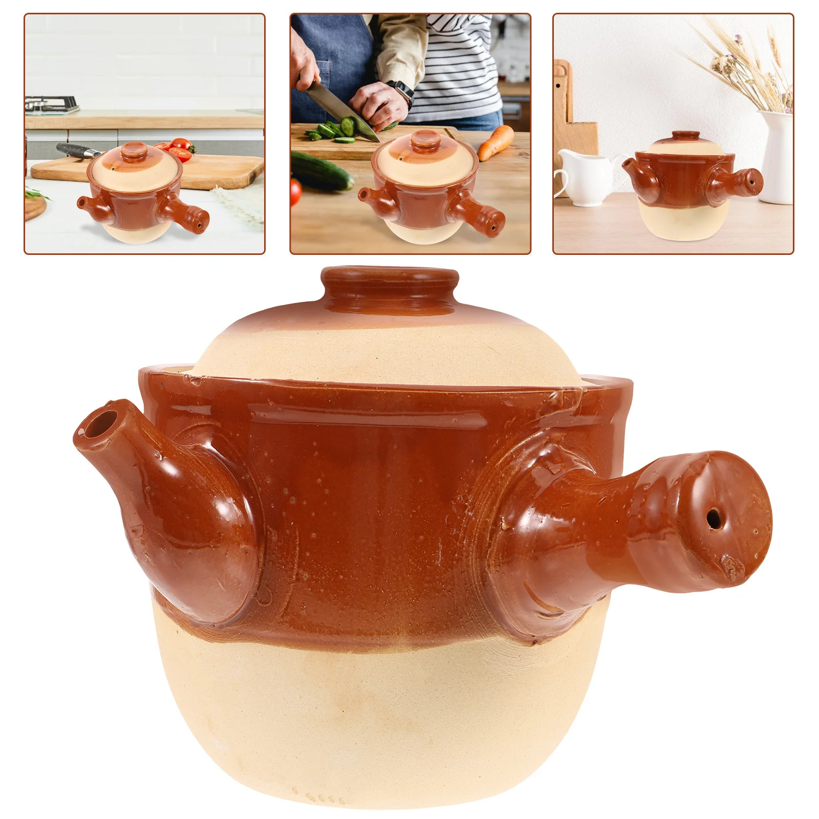 

Chinese Medicine Pot Casserole Skillet Ceramic Pot Fast Heating Time Saving Kitchen Cooking Utensil Ceramic Casserole