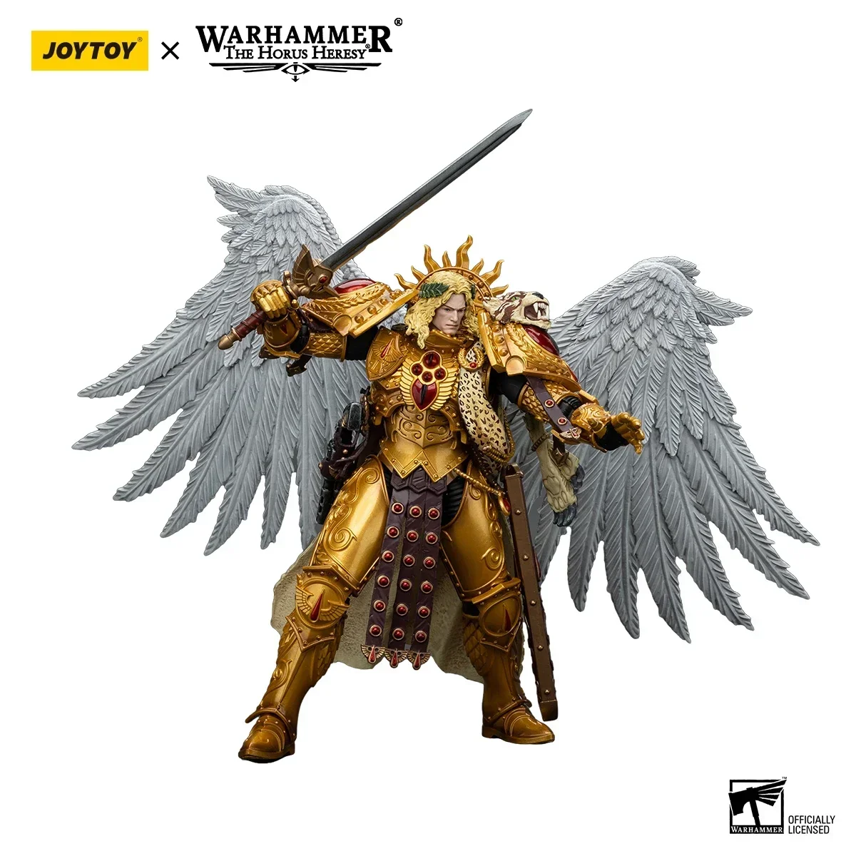 JOYTOY Warhammer عمل الشكل ملائكة الدم Sanguinius الشكل Primarch of the IXth Legion تمثال حورس هيريسي نموذج اللعب