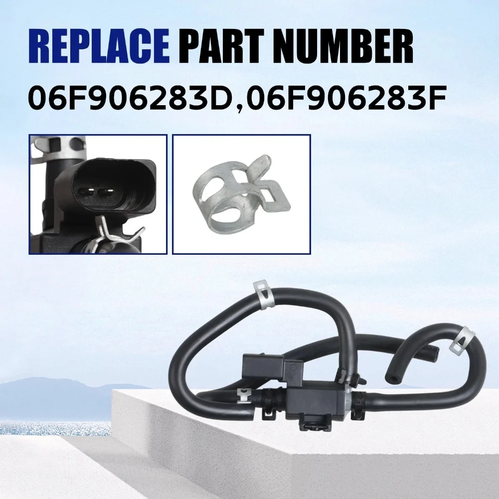 

Turbocharger Vacuum Turbo Boost Valve Solenoid for Skoda with OEM 06F906283F 06F906283D Compatible with Multiple Car Models