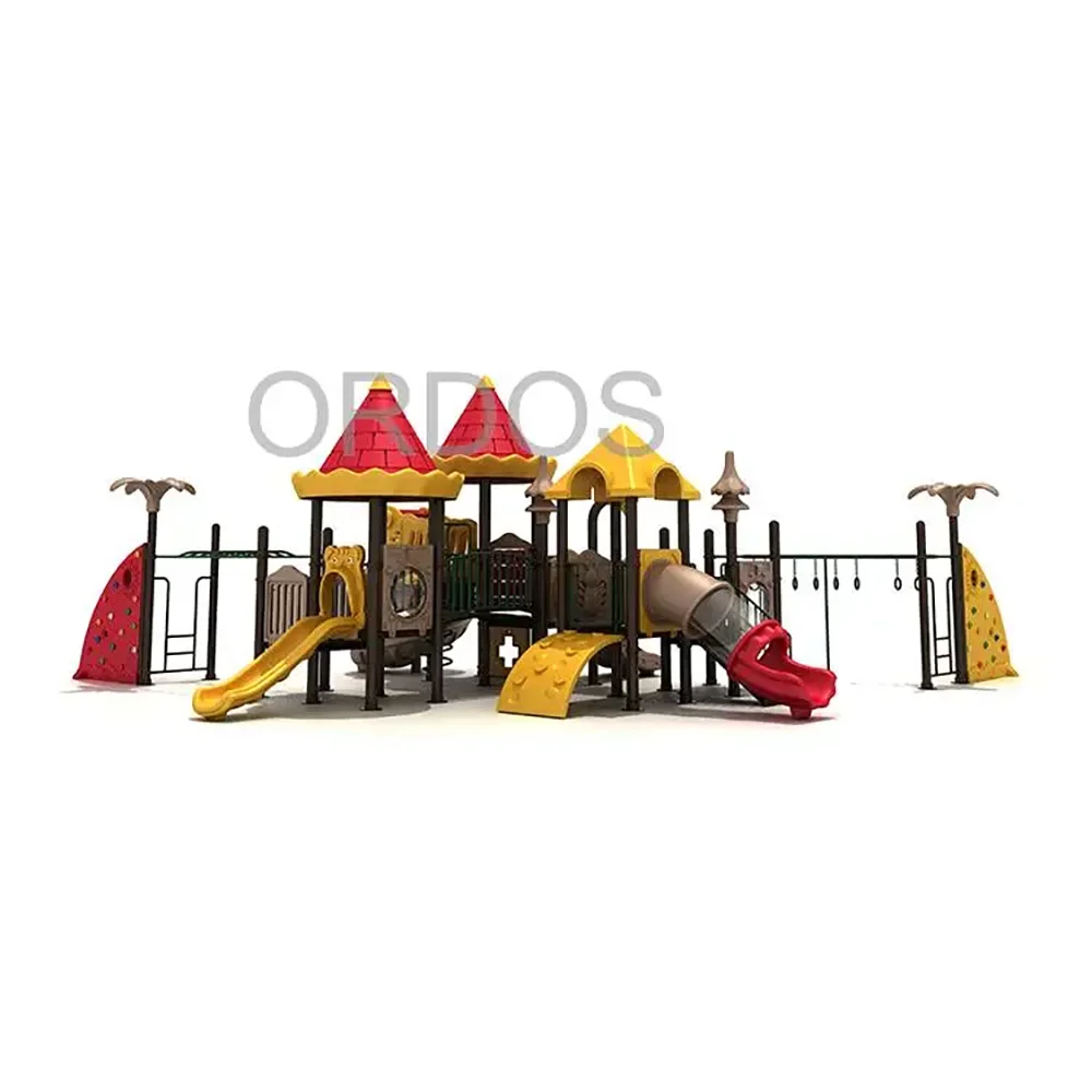 Manufacturer Amusement park children plastic Outdoor Playground