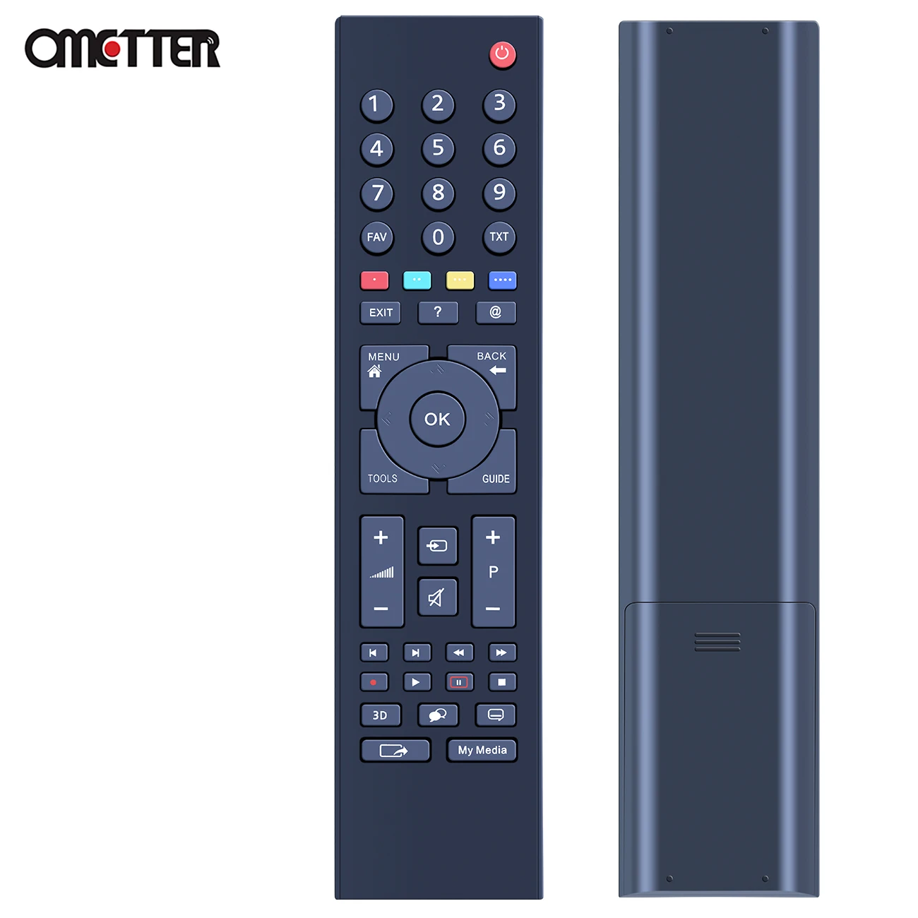 NEW RC3214802/01 TS1187R-1 Replacement For Grundig 3D TV Remote Control Fernbedienung