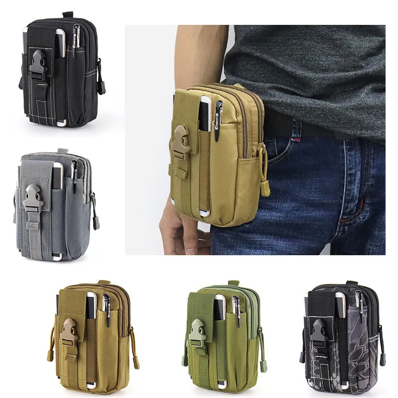 Bolso Táctico para Pierna, Riñonera de Camuflaje para Hombre, Multifuncional, para Motocicleta, Bolsa de Pierna Colgante, Pochete