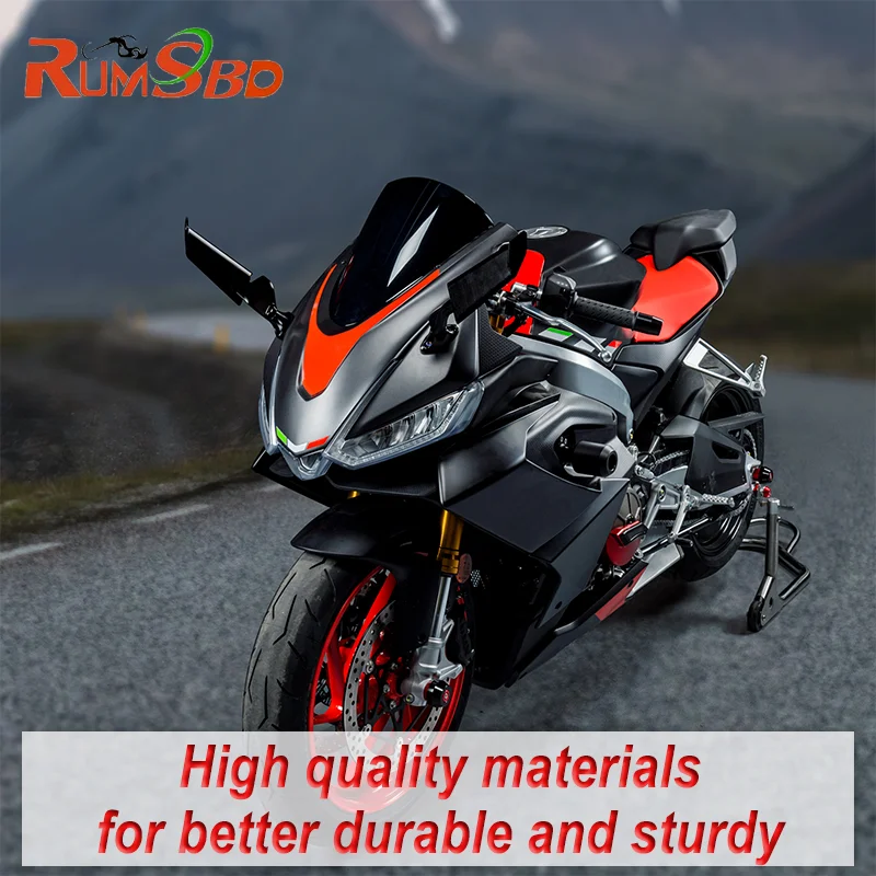 Motorcycle Double Bubble Front Windshield Windscreen Wind Deflector For Aprilia RS660 RS 660 2020 2021 2022 2023 2024