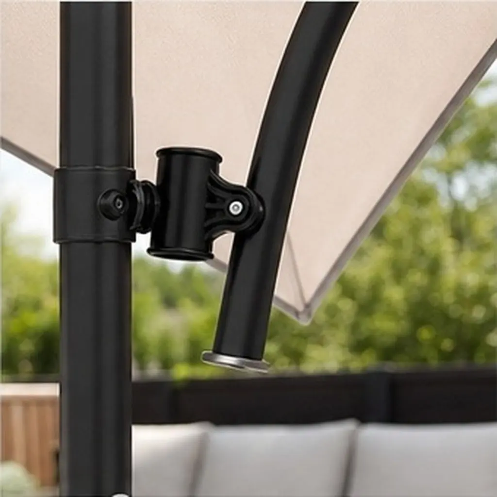 1Set Steering Bracket Outdoor Umbrella Replacement Heavy Duty Patio Umbrella Holder Compatible Parasol Accessories Patio Railing