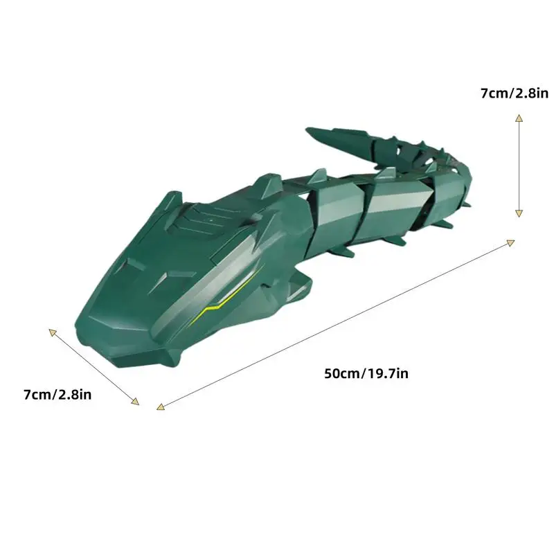 Slangspeelgoed met afstandsbediening Zwembadspeelgoed Realistisch RC Snake Multi-directionele bediening Hoge simulatie Slangwaterspeelgoed