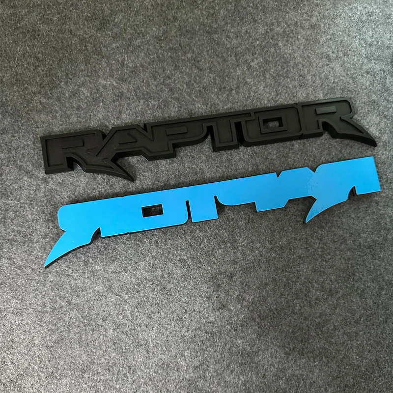 Ranger Raptor Letters Fit for Ford Ranger Raptor Tailgate Badge Raptor Type Model Rear Gate Badge 3D Badge Modified