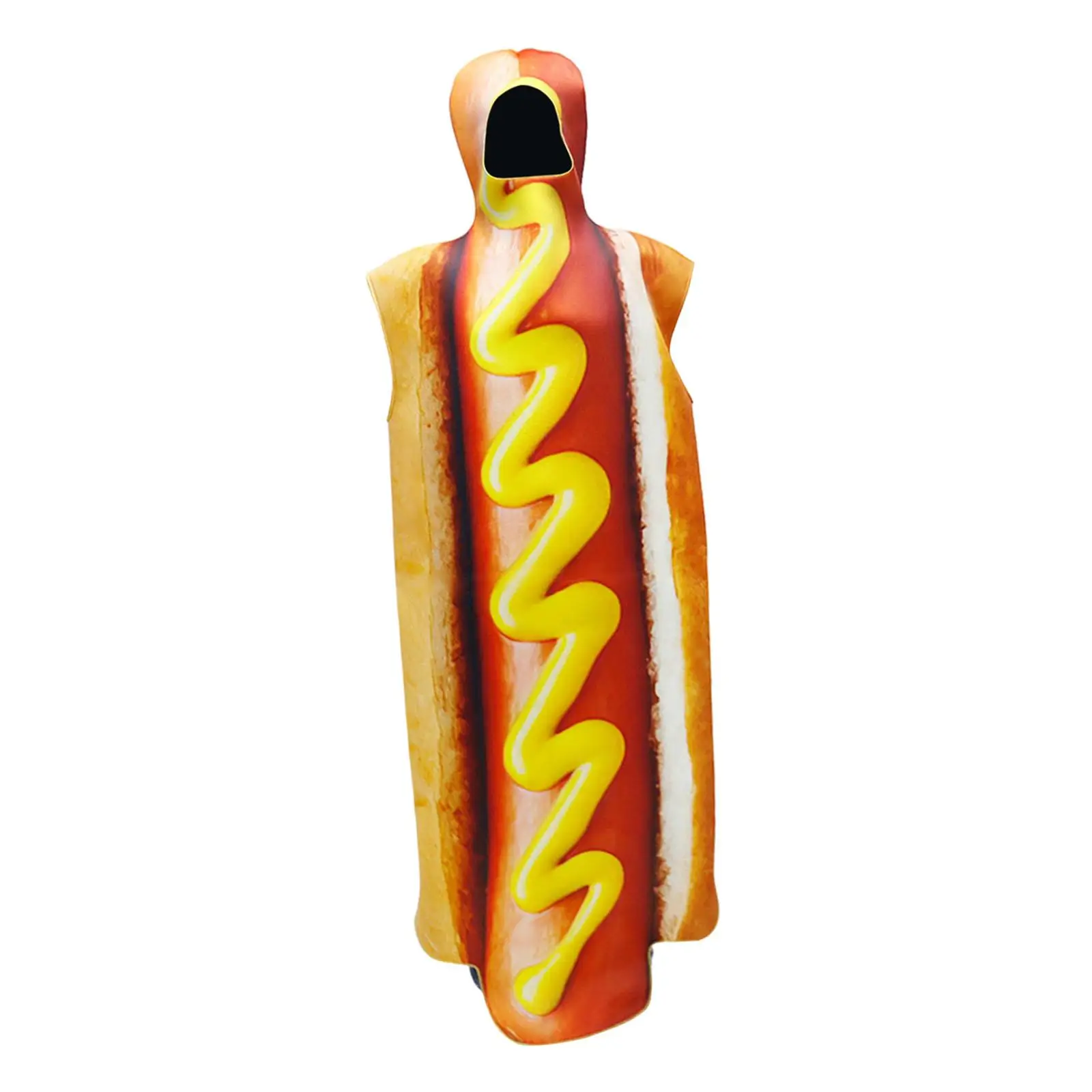 

Mexican Festival Hot Dog Costume Prop Portable Hot Dog Outfit for Themed Party
