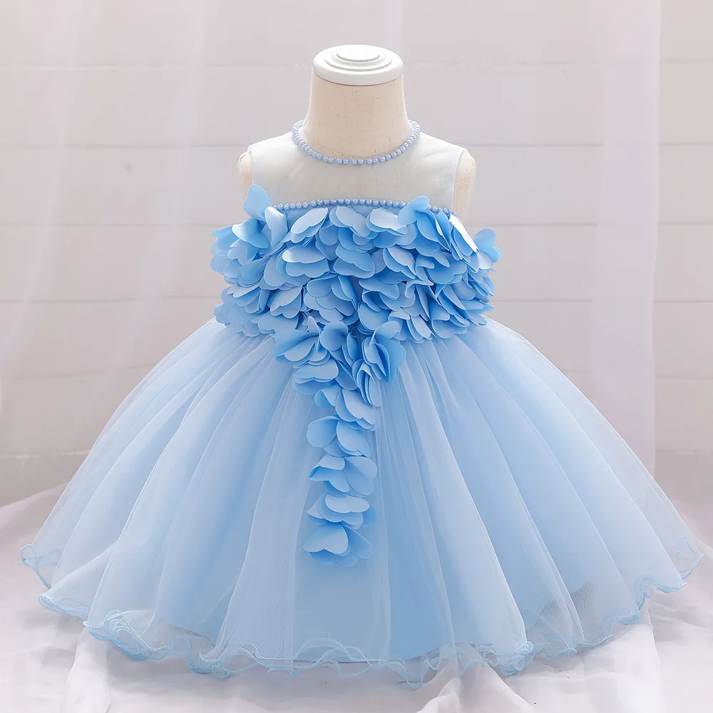 New Year Costume for Baby Girls Princess Dress 3 6 9 12 18 24 Months Toddler Kids Christmas Party 1st 1 2 Year Old Birthday Gown