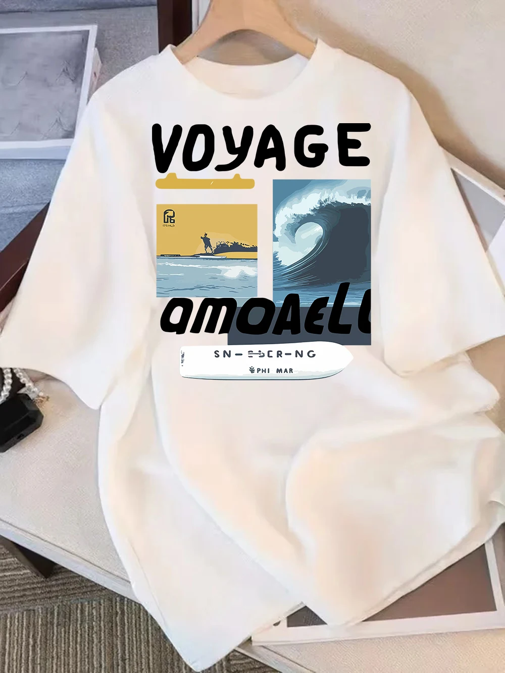 Camisetas de verano de algodón para mujer, camisetas básicas con estampado de vaquera Forever Chasing Sunsets, camisetas de manga corta cómodas y suaves con cuello redondo, ropa básica