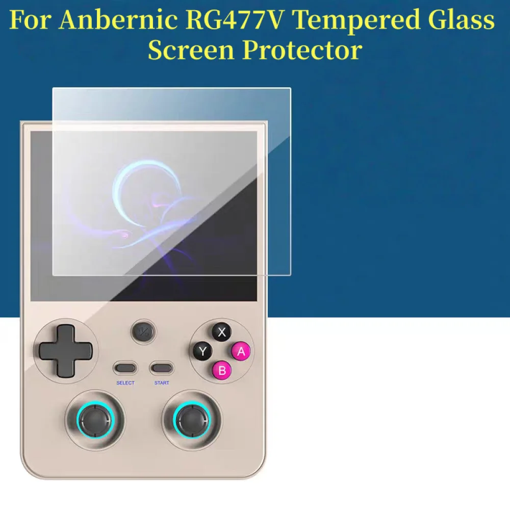 RG477V Tempered Glass Protective Film for ANBERNIC RG477V Game Console Screen Protector Scratch Resist Accessories