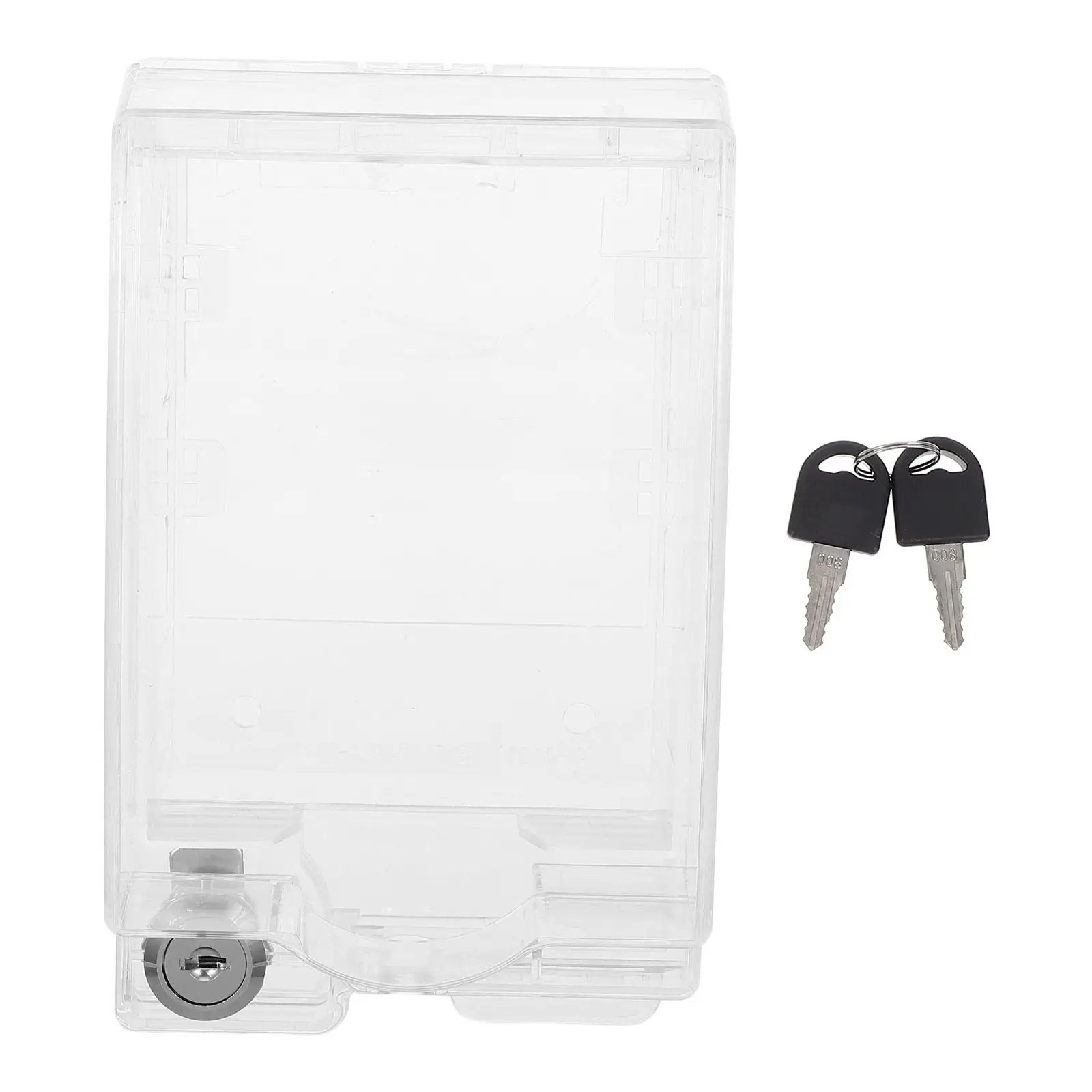 Transparent Plastic Waterproof Socket Box Elevated Protective Switch Cover Bathroom Kitchen Outdoor Splashproof 86 Type