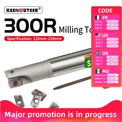 1PC BAP 300R milling cutter 120-250mm Milling tool holder face milling cutter for carbide 10PCS insert APMT1135 KT1505 KT930