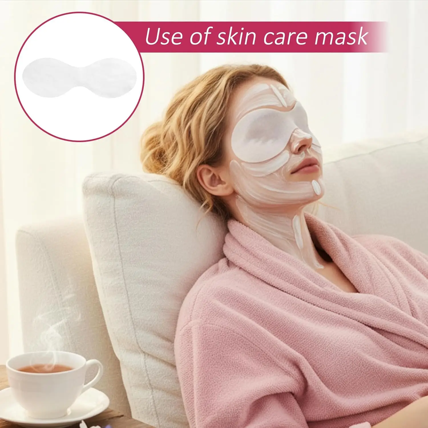 400pcs Disposable Eye Masks Eye Care, Spa Clean Eye Makeup, Facial Care Beauty, Skincare Spa, Home Beauty Wet Compress