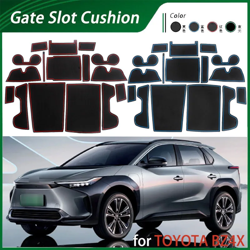 

CAR door slot pad for Toyota Bz4x door slot pad, car modification storage pad, water cup decoration dust pad