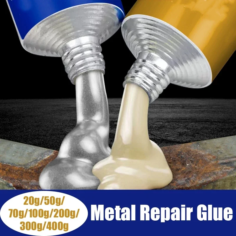 20/50/70/100g Magic Repair Glue AB Metal Strength Iron Bonding Heat Resistance Cold Weld Metal Repair Adhesive Agent Caster Glue