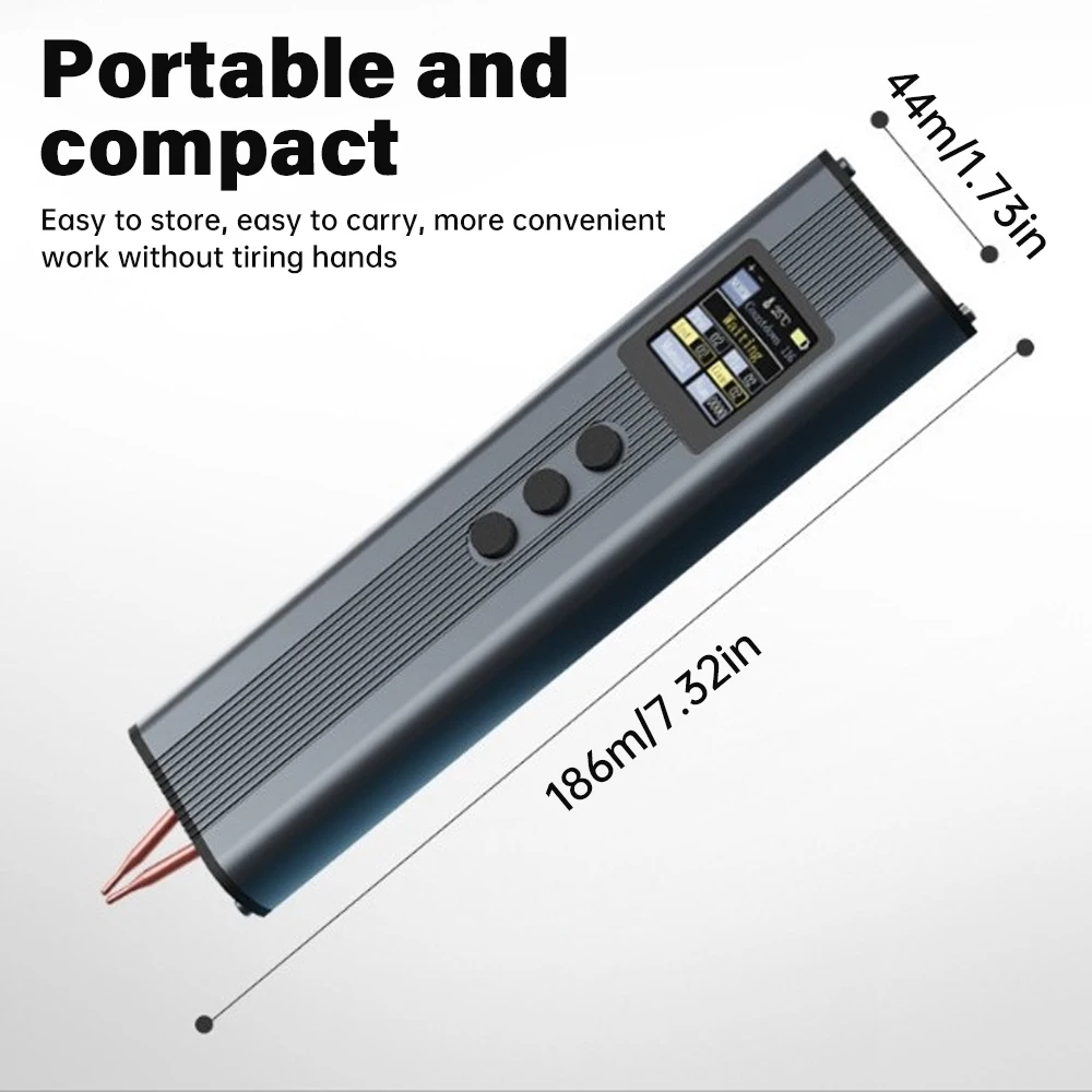 DIY Mini Spot Welder Handheld Spot Welding Machine Adjustable Mini Portable Handheld Digital Spot Welding Machine 18650 Battery