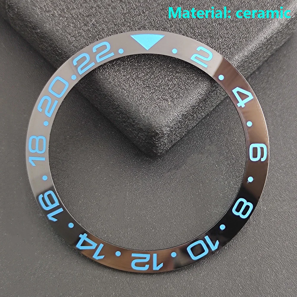 38mm*30.6mm  Aluminum or Ceramic Bezel Insert Replacement of watch accessories parts