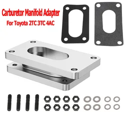 Mount Weber Carburetor Manifold Adapter plate For Toyota 2TC 3TC 4AC 99004250 99004.250 LiteAce / Van Celica A40/A50 (2TC/3TC)