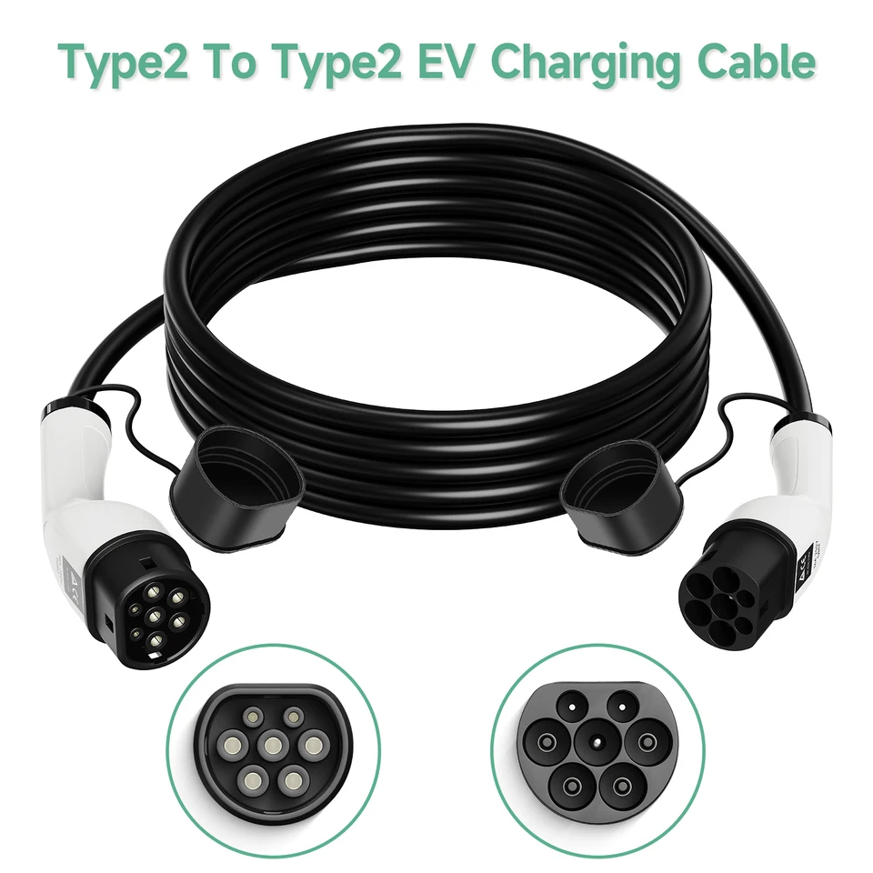 電気自動車充電器 EV 充電ケーブル 16A-32A 単相三相 22kw IEC62196