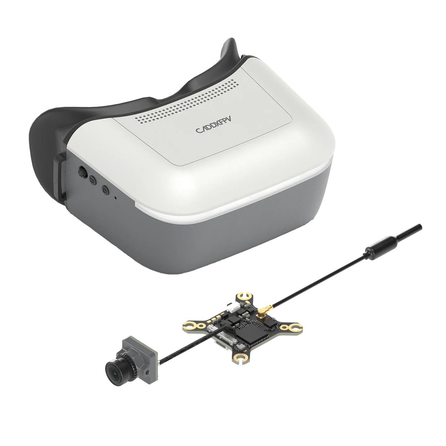 CADDX Walksnail Ascent Lite VTX Kit Digitale beeldtransmissie 1080P/60FPS 35ms Lage latentie 3km bereik voor Ascent FPV-bril