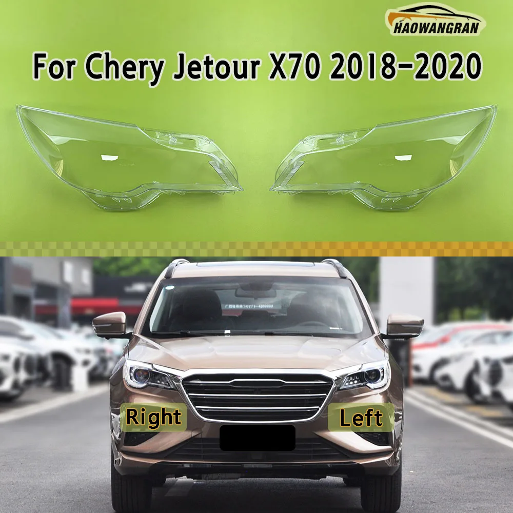 

For Chery Jetour X70 2018 2019 2020 Transparent Headlight Cover Headlamp Shell Clear Lens Plexiglass Replace Original Lampshade