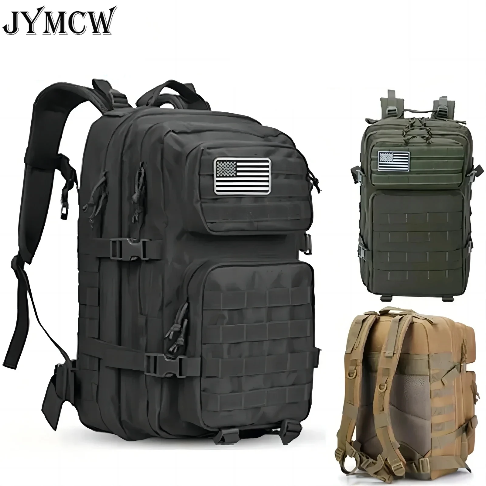 45L/30L Tactical Backpack Outdoor Military Hunting Survival Multi-Functional Bag Waterproof Large Capacity Pack Hiking Climbing