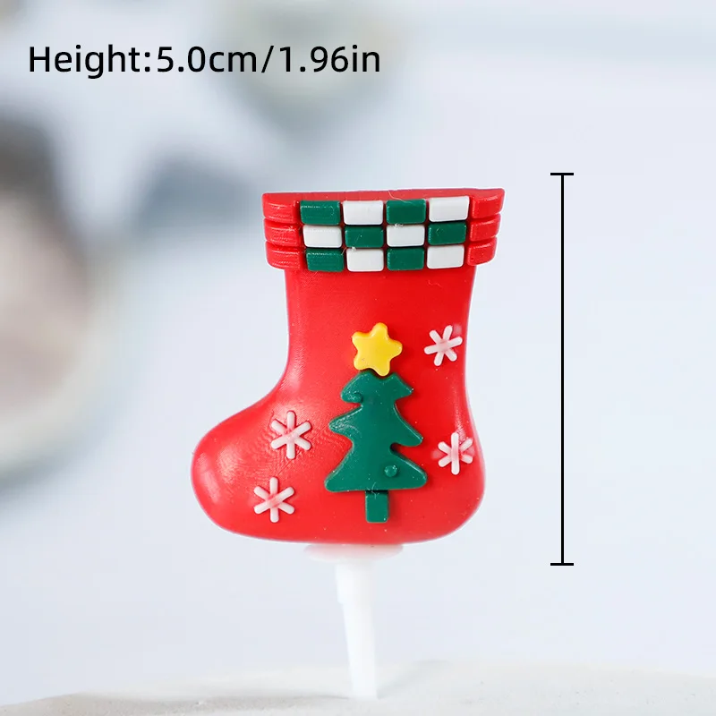 Neue Cupcake-Dekoration für Weihnachtskuchen, weicher Gummi-Weihnachtsbaum, Weihnachtsmann, Schneemann für Neujahr 2025, Weihnachts-Kuchenaufsatz – Detail 26