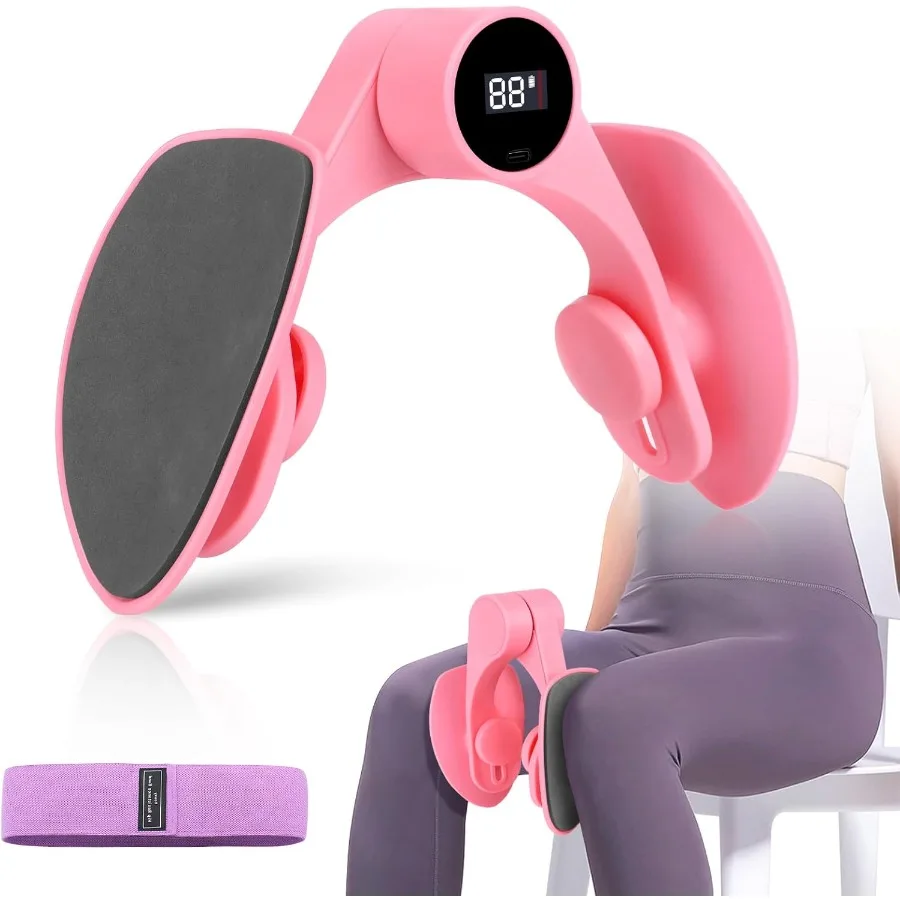 مدرب الحوض للنساء والرجال قابل للتعديل زنبركي مقاوم لتمارين الورك l حبر التمرين لعضلات الفخذ والحوض