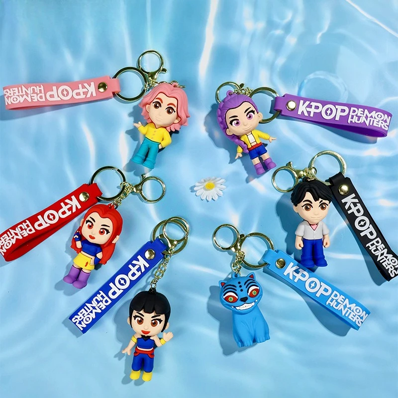 

2025 New Hot Sale Witch Hunting Girl Group Key Pendant Performance Anti-lost Keychain Net Celebrity DIY School Bag Pendant