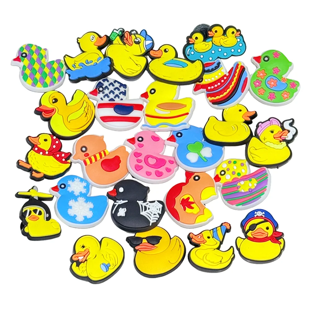 

Оптовая продажа, 25-100 шт., очаровательная обувь в виде утки, подвески из ПВХ, садовые сандалии с животными, аксессуары с пряжкой, рюкзак «сделай сам» для мальчиков и девочек