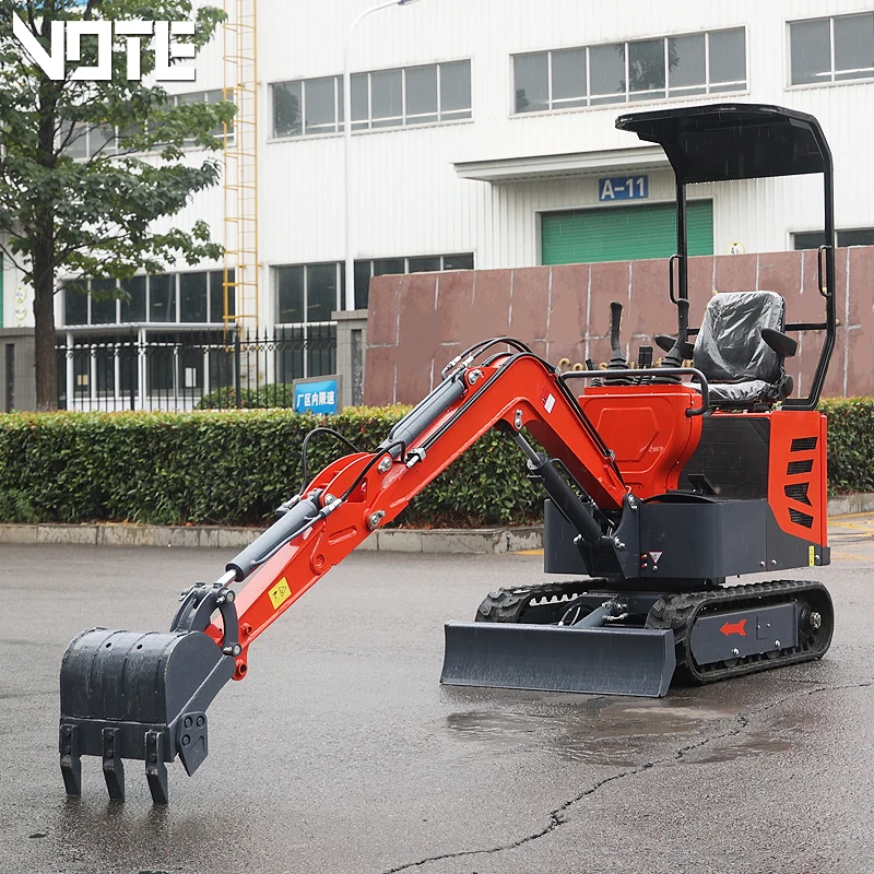 Chinese 1 ton crawler small digger CE/EPA/EURO 5 mini excavator price for sale with bucket