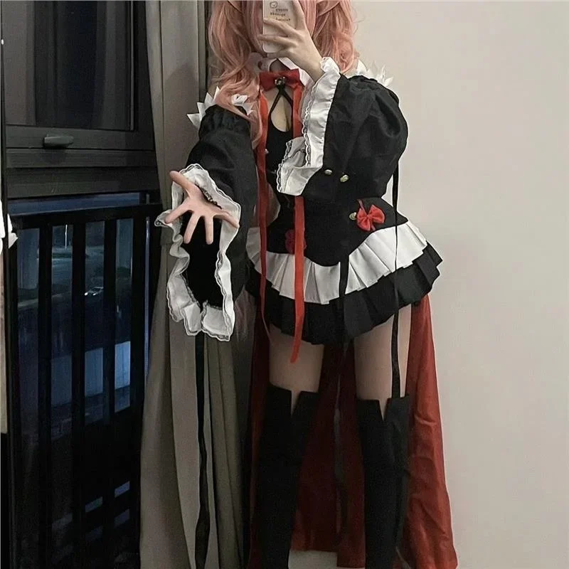 Halloween Horned Angel Cosplay Costume Complete Cosplay Costume Set Includes All Accessories view 2