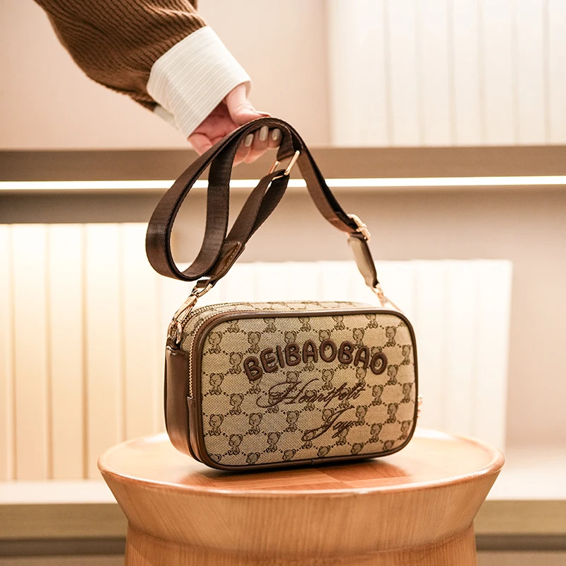 

Новинка 2023 года, женская сумка, модная универсальная сумка, большая вместительная сумка на плечо, повседневная модная сумка через плечо, сумка для телефона с героями мультфильмов