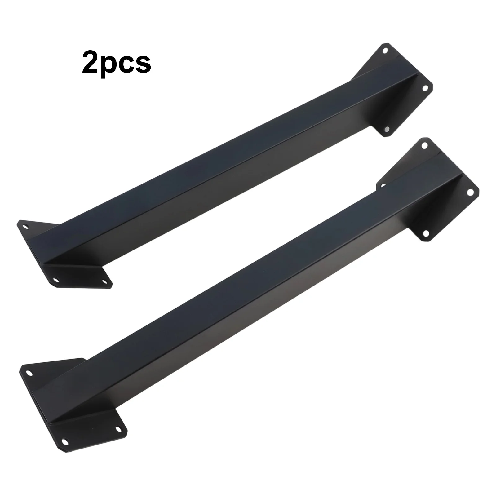 2Pcs 45 Degree Angle Support Brackets, Iron Pergola Kit Connector Yard, Garden Accessories Black Color 2Pcs 45