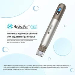 2023最新オリジナルHydra.Pen H 3 Derma Serum Penワイヤレス電動Dermapenプロフェッショナルスキンケアマイクロニードル-無血清